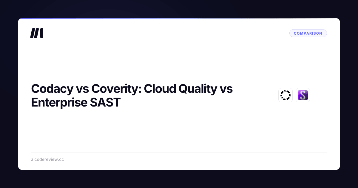 Codacy vs Coverity: Cloud Quality vs Enterprise SAST | ACR