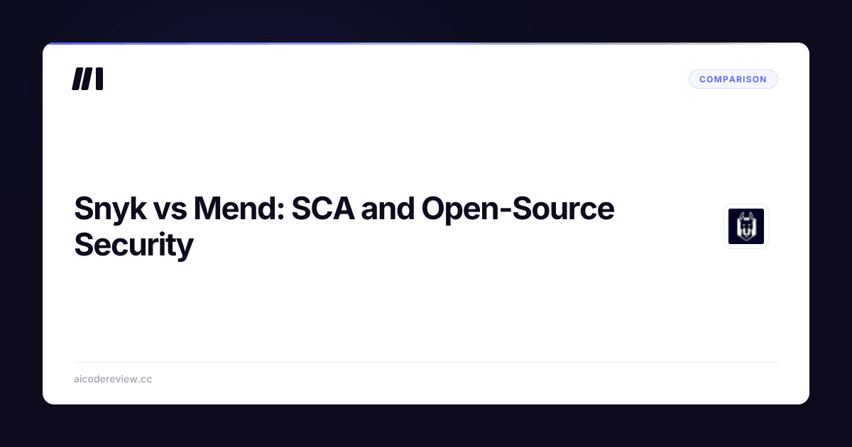Snyk vs Mend: SCA and Open-Source Security | ACR