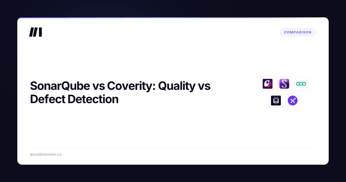 SonarQube vs Coverity: Quality vs Defect Detection | ACR